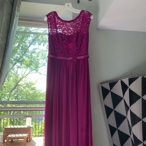 Bridesmaid dress purple size 6